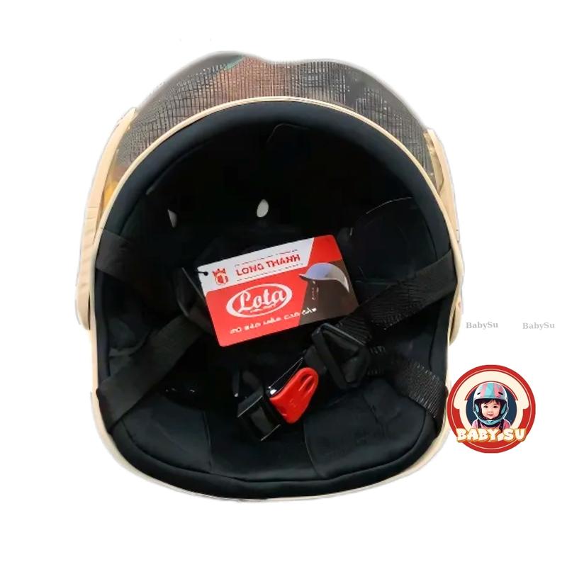 Nón bảo hiểm cho bé Labubu,  Capybabra, Kuromi gắn sticker 3D đạt chuẩn an toàn giao thông, bảo hành 12 tháng 8