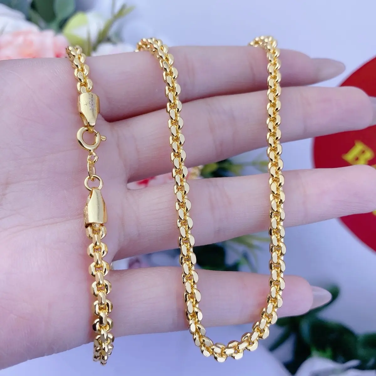 Dây chuyền nam chữ công hàn quốc 1L bền đẹp