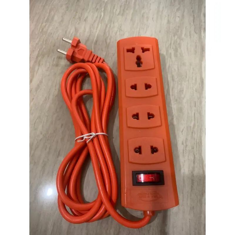 [ VinaSun ] Ổ Cắm Dây 4 Ổ P3000w, Lõi Sứ , Có Công Tắc Nguồn, Dài 3m 5m