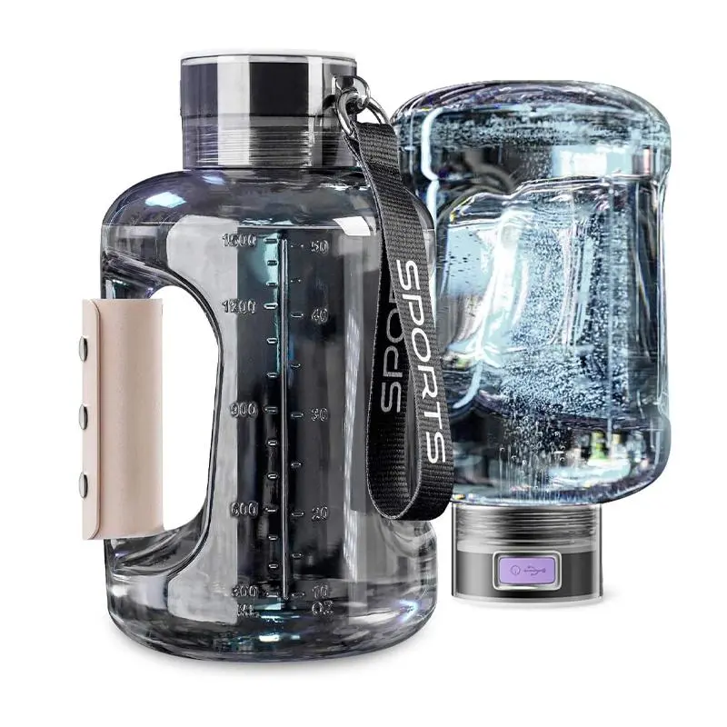 1500ml Hydrogen Rich Water Bottle, 1 Count Large Capacity Hydrogen Rich Cup, Clean Drinking Water Bottle, Hydrogen Cup, Drinkware