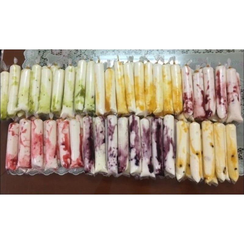 100 gam túi đựng sữa chua túi kích thước 4cm x 18cm