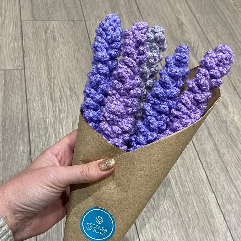 Lavender crochet kit 1