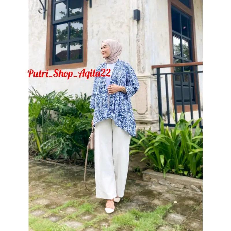 cardigan batik baju batik outer batik terbaru 2