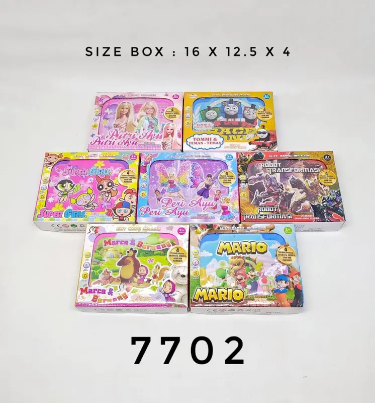 Mainan Edukasi Anak Laptop Karakter Mini 4 bahasa Fitur layar Toys Alat Perempuan 4