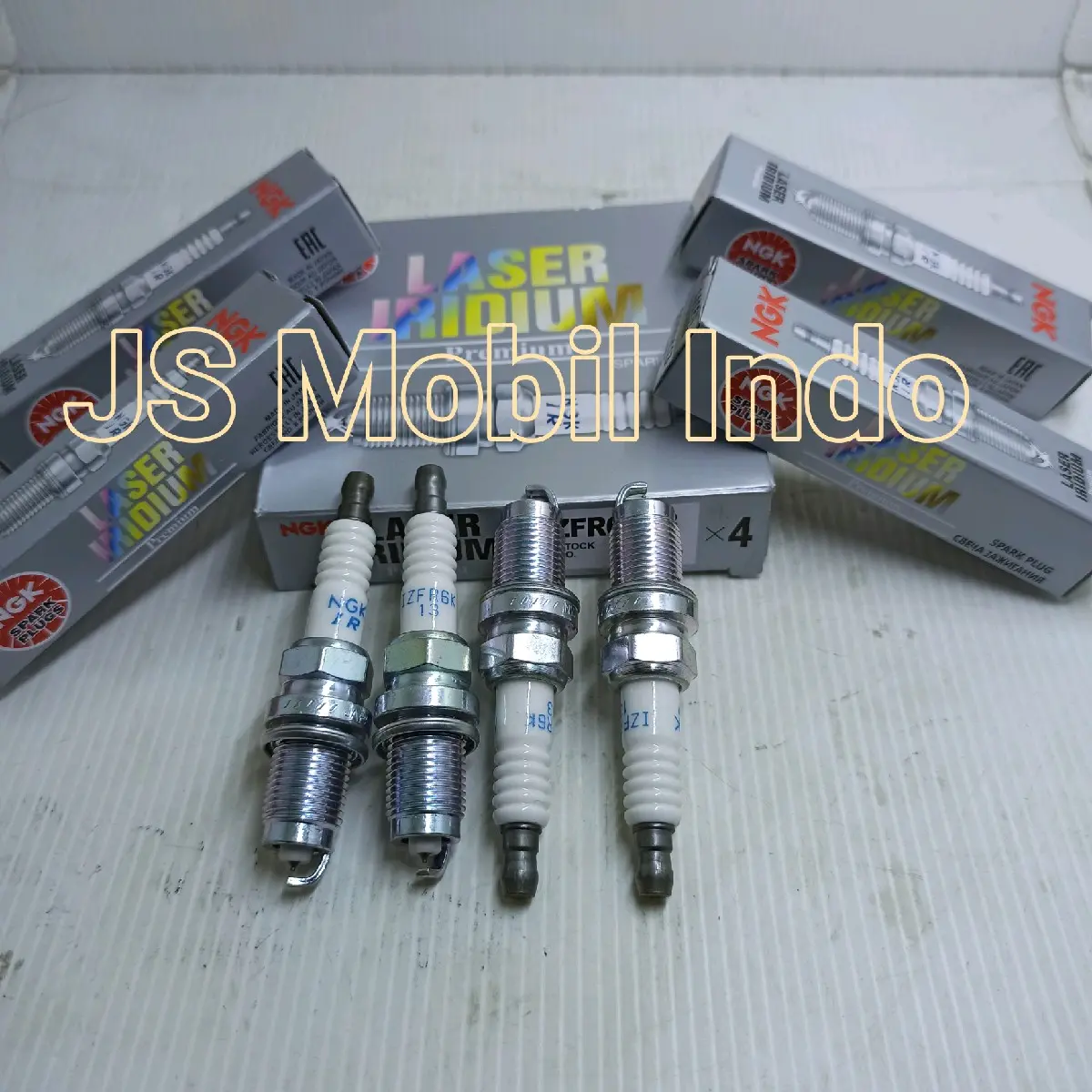 Busi Laser Iridium Spark Plug Honda Jazz RS Brio Freed BRV Stream Original 4Pc