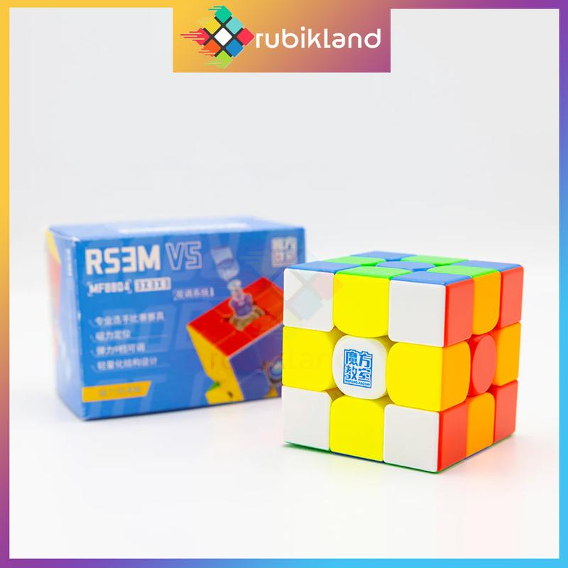 Rubik 3x3 MoYu RS3M V5 3x3 RS3 M Magnetic Ball Core UV Rubic 3 Tầng Cao Cấp Nam Châm Đồ Chơi Trí Tuệ Phát Triển Tư Duy