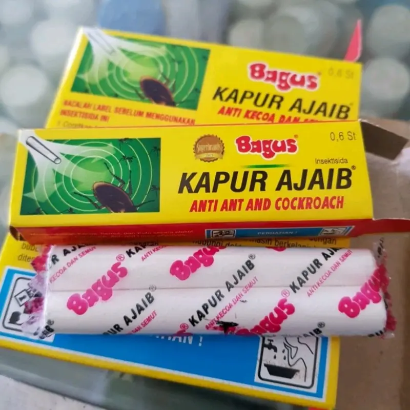 Insektisida Kapur Ajaib Anti Semut dan Kecoa, Berat Kotor 100 gr, 12 pcs/kotak 2