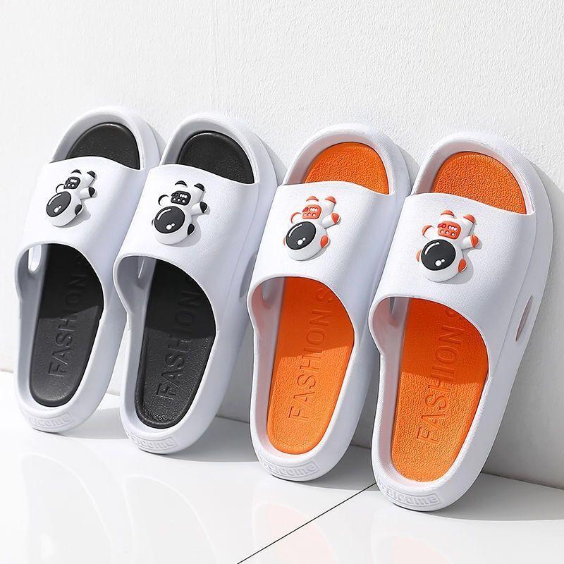 Cute Men Home Slippers Flops Women Soft Eva Thick Sole Slides Summer Sandals Couples Non Slip Bathroom Shoe 4