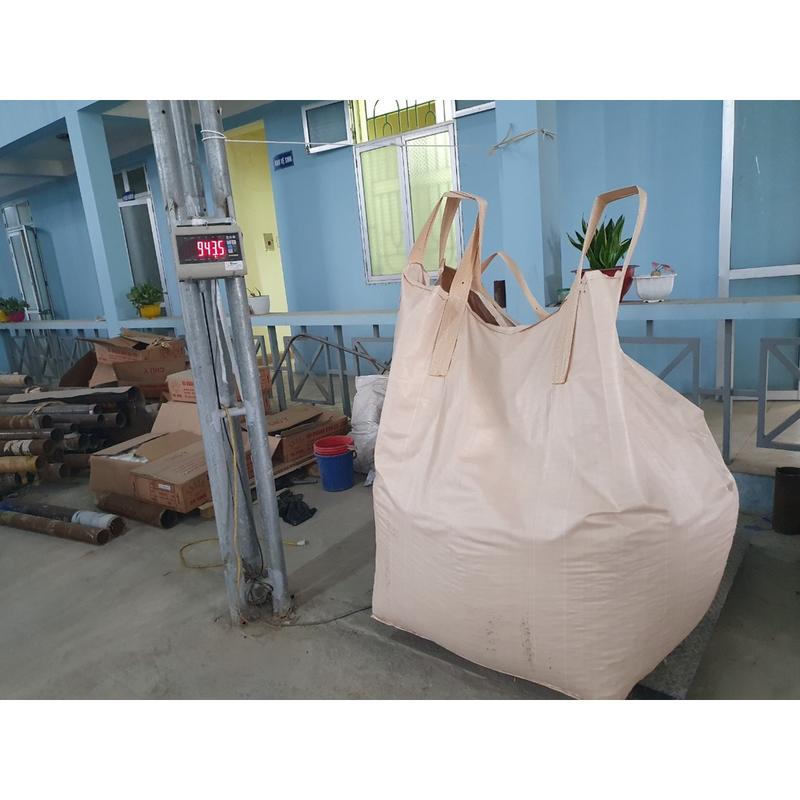 Bao cẩu 1000kg Ko miệng - Xả đáy đựng cát, sỏi, vật liệu xây dựng ( loại dày )