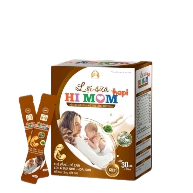 Lợi Sữa Hi Mom Hapi Chính Hãng,30 gói,hỗ trợ lợi sữa,mát sữa