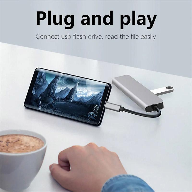 7 In 1 Multi Port Adapter Docking Station For Samsung Galaxy S23/Ultra/Plus 6
