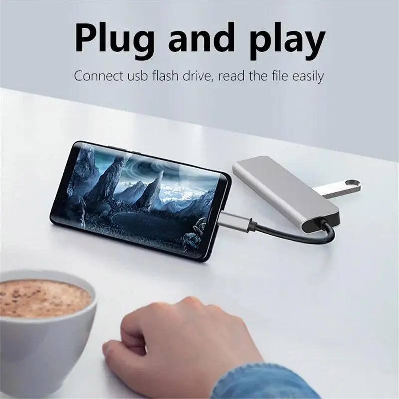 7 In 1 Multi Port Adapter Docking Station For Samsung Galaxy S23/Ultra/Plus 6