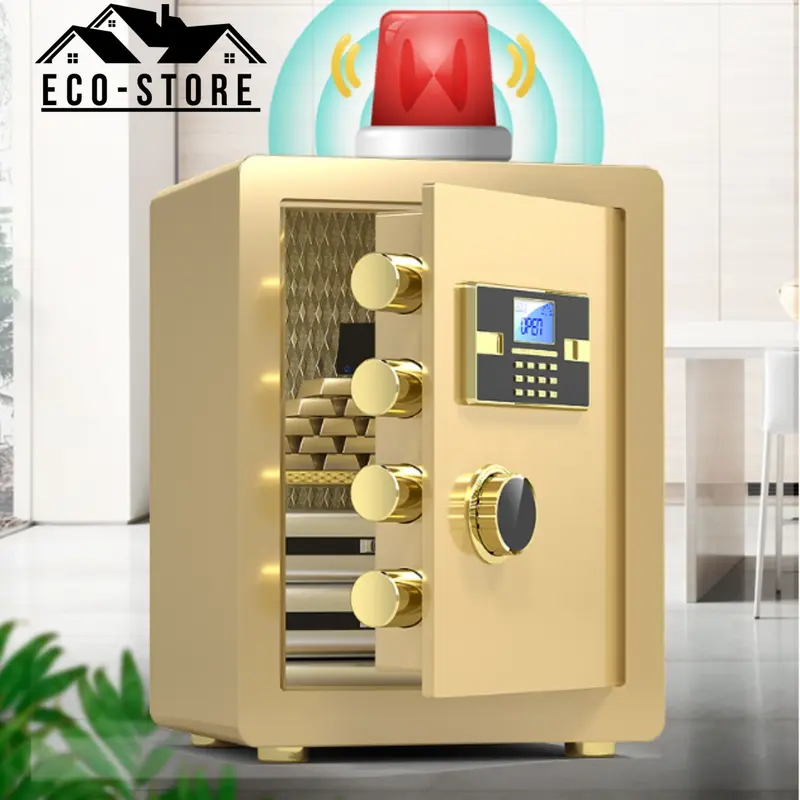 Két Sắt ECO_STORE Két Sắt Thông Minh Khóa Số Điện Tử Có Chuông Cảnh Báo Chống Chộm Sơn Tĩnh Điện 8