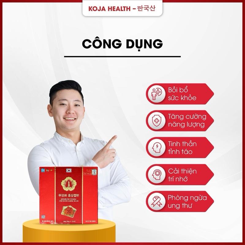 Hồng sâm lát mật ong Mugunghwa Hàn Quốc - 12 gói x 20g 1