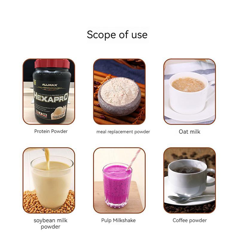 Product Introduction of Shake Cup Protein Powder Meal Replacement Stirring Cup Fitness Sports Water Cup Scale Portable Stirring Ball Plastic Water Cup 17