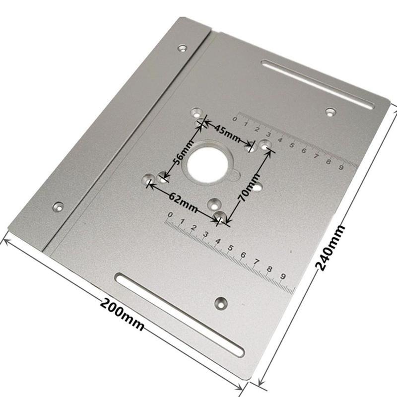 Product Introduction of Router Table Insert Plate Router Templates Wood Tools for Trimming Machine 1