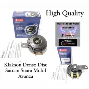 Klakson Denso Disc Merk Denso Original 100% Klackson Disc Satuan Suara Mobil Avanza 12 V Bisa Buat Motor & Mobil Tersedia Relay Klakson Juga