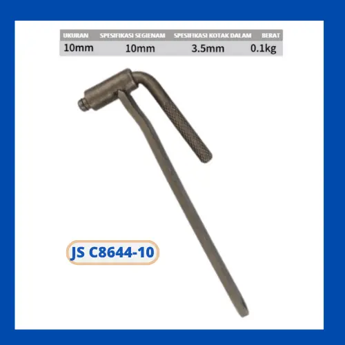 【COD】1PCS KUNCI SETELAN KLEP L / SETELAN KLEP MESIN MOTOR 8-9-10MM JS-C8644 1
