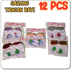 1 LUSIN / 12 PASANG SARUNG TANGAN DAN 12 PASANG SARUNG KAKI BAYI ) MURAH