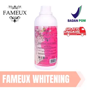 [SIAP KIRIM️] Bleaching Fameux (BODY CREAM) 250gram/500gram/1kg Arbutin Lotion Mencerahkan Tubuh Memutihkan Pencerah Melembutkan