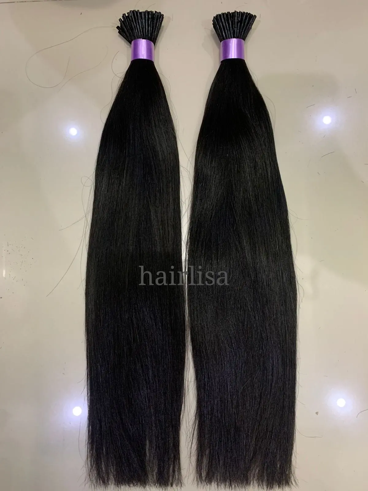 Hair Smoothing 55 cm Super Tebal 50-100 Helai Hitam Extension - Kepang