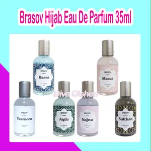 Brasov Hijab Eau De Parfum 35ml Kemasan Simple Mudah Dibawa Kemana mana