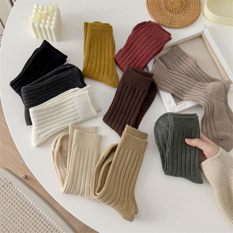 Thick Knit Cotton Socks When Warmth Matters More Than Style — view 1