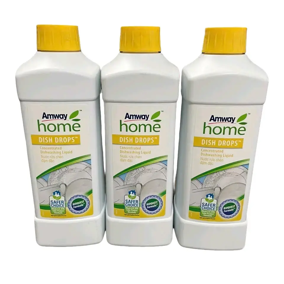 1 Chai Nước Rửa Chén Đậm Đặc Amway Home Dish Drops chai 1L làm sạch