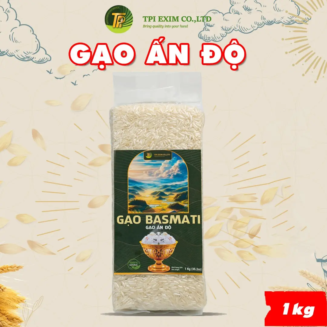 Gạo Basmati - Gạo Ấn 1 Ký