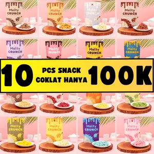 PAKET USAHA  isi 10 pcs Cokelat Lumer Crunchy "MELTY CRUNCH" by snacks lab | Untung Besar Harga Terbaik