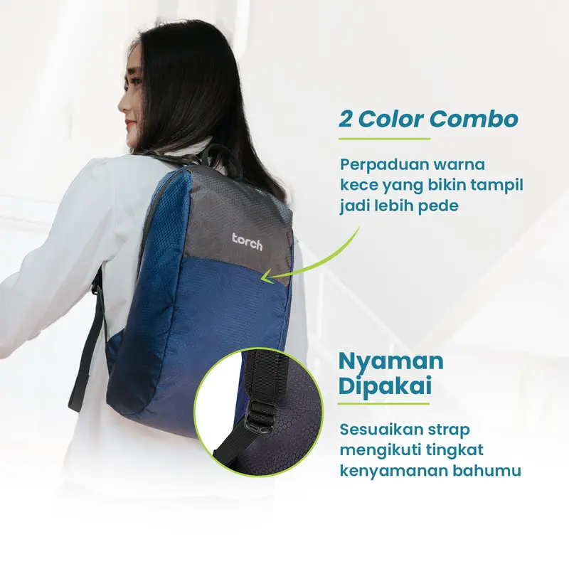 TORCH Widara Tas Ransel Punggung Sekolah Kuliah - Backpack Mahasiswa Murah Terbaru 3