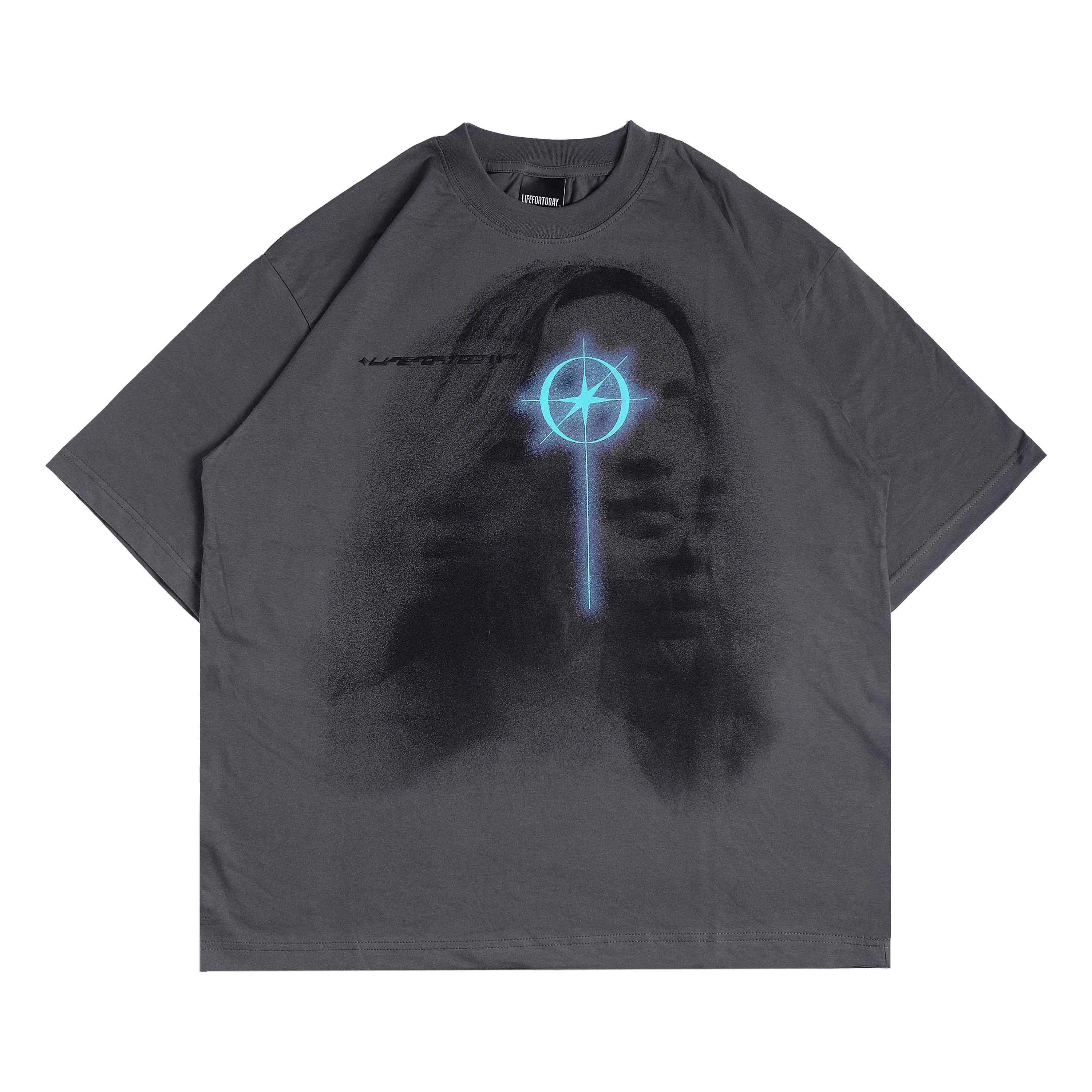 GAMI T-SHIRT OVERSIZED BOXY GREY LIFEFORTODAY