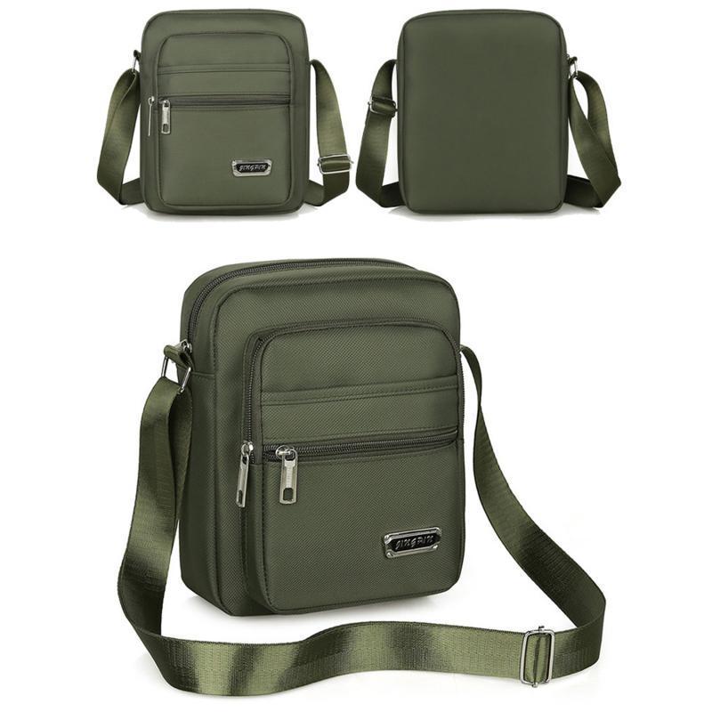 Product Introduction of Fashion Sports Bag Nylon Men's Large Capacity Multi Pocket Casual Shoulder Bag  Outdoor Color Multi Functional Crossbody Bag 13
