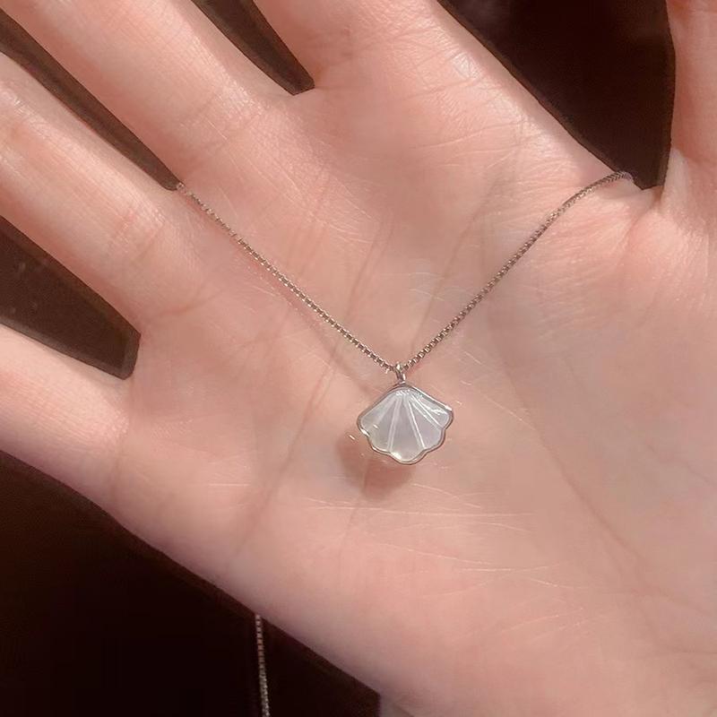 Product Introduction of Clavicle Chain Shell Pendant, Gift for Girlfriend: One Shell Necklace, Women Will Not Fade, High End, Versatile, Girl 4