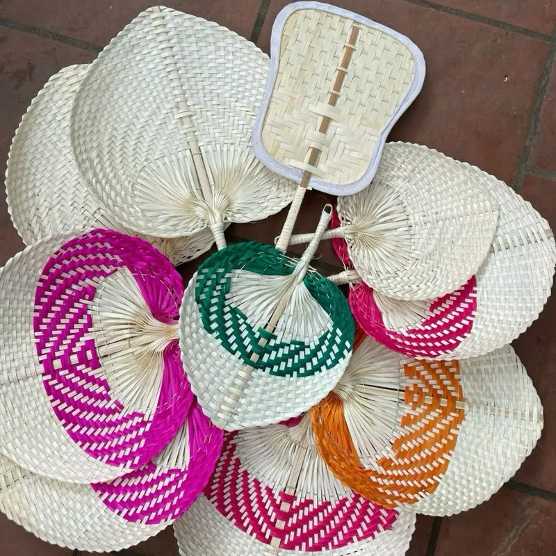 Quạt lá đề, quạt trái tim múa hát trang trí 3