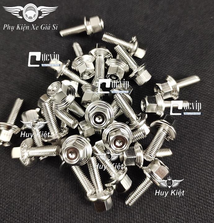 Ốc Dàn Áo Honda Salaya 5Li Ren Nhuyễn Đầu Trụ Thái Inox 304 Cho Winner, Win X, Sonic, Vario, AB, Vision, Future, Wave, Dr, Lead MS5112