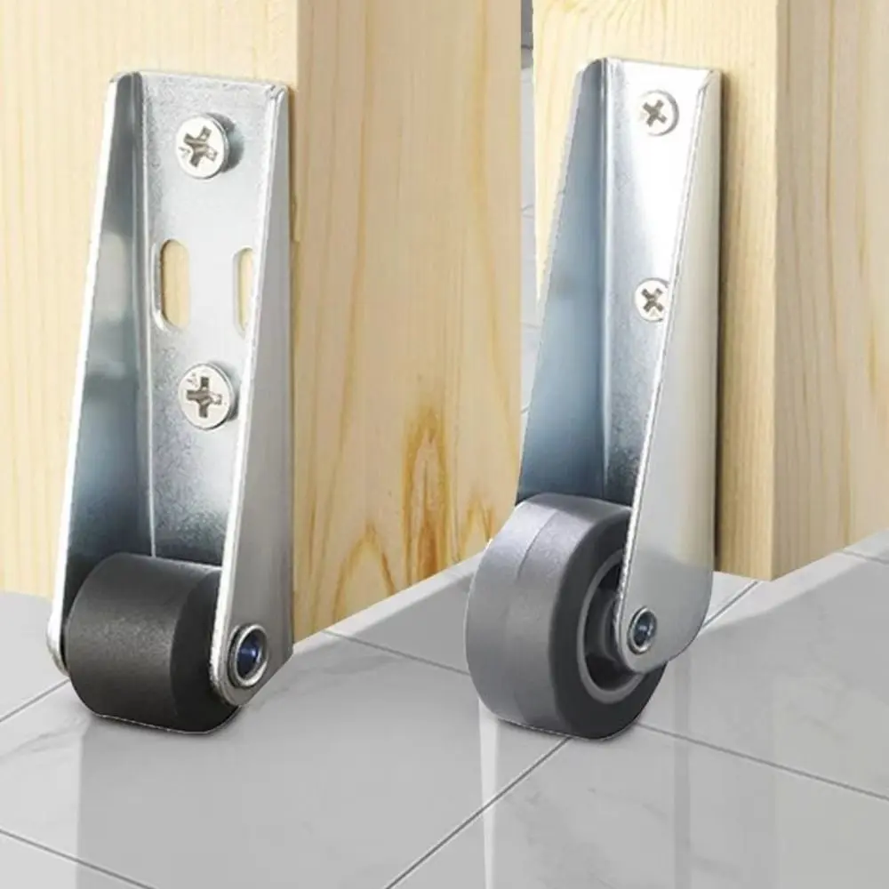 New Silent Furniture Caster Mobile Household Moving Tool Door Support Moving Wheel Side Mounted Directional Roller for 1/2Pcs