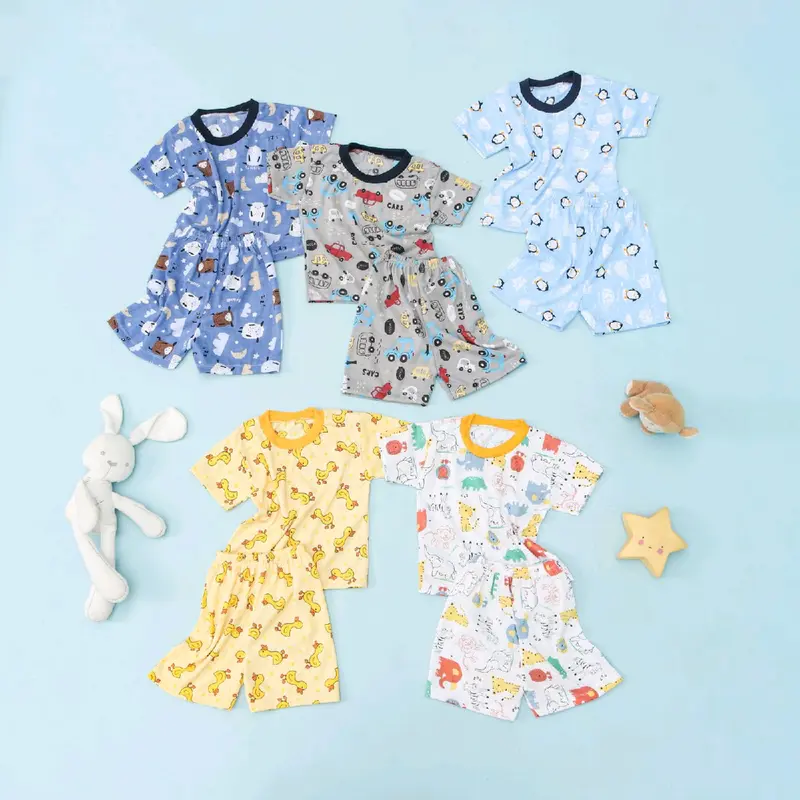 PAKET BAJU ANAK 100 RIBU DAPAT 5 PCS SIZE KECIL Motif Setelan Fashion 7