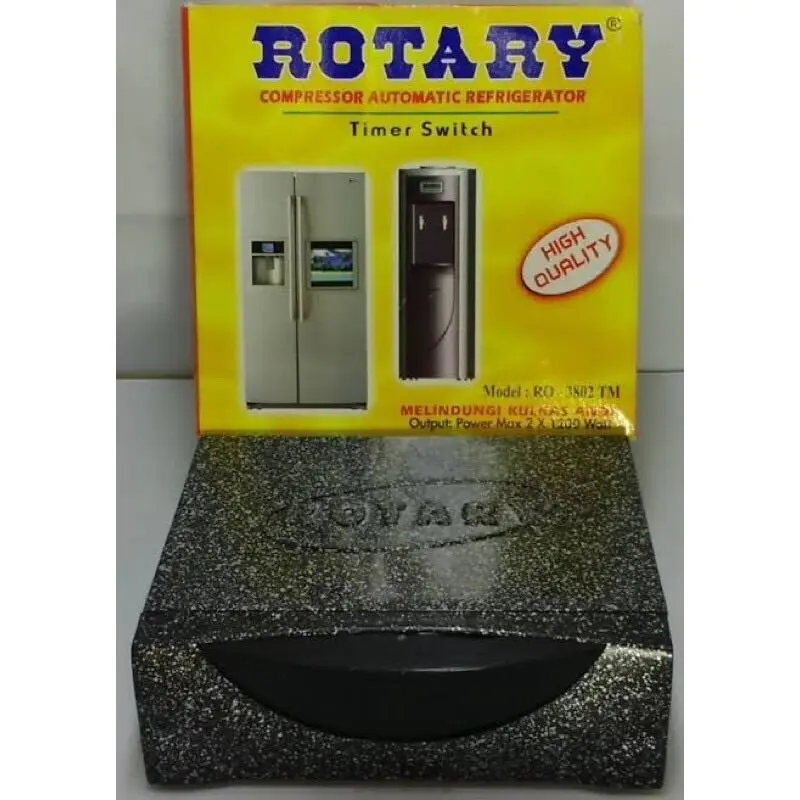 ROTARY COMPRESSOR AUTOMATIC TIMER SWITCH KULKAS & DISPENSER MODEL RO-3802 TM 2X1200WATT 0