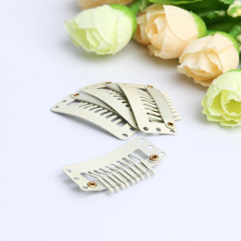 Product Introduction of DIY not easy to rust 3.2 cm carbon steel-tooth water drop wig clip wig BB clip pet clip 4
