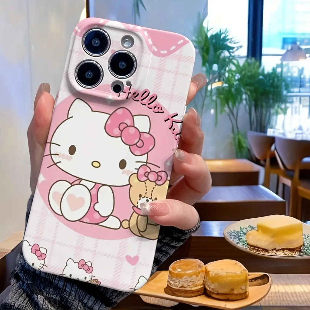 Chic Sanrio Hello Kitty iPhone Case: Perfect Gift, Stylish Protection for 12 to 15Pro Max Models