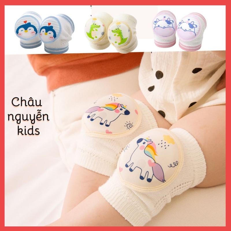 Bọc gối, vớ tập bò bảo vệ đầu gối cho bé tập đi họa tiết dễ thương hàng quảng châu cao cấp cho bé Châu nguyễn kids