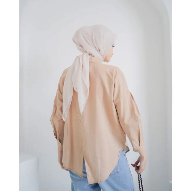 Kemeja Linen Wanita Nelka Shirt 6