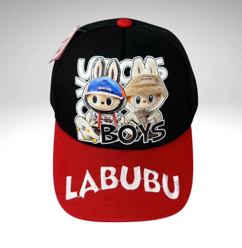 Mũ nón trẻ em, Nón kết Hottren Mũ lưỡi trai LABUBU KUROMI GẤU DÂU cho bé gái bé trai 3-8 tuổi