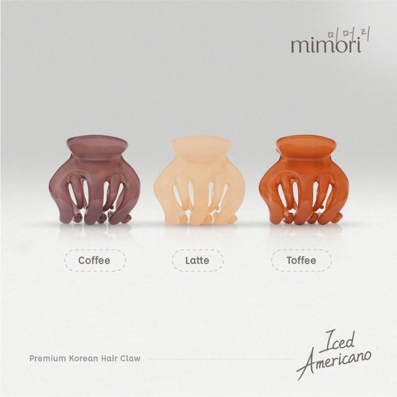Mimori Korean Hair Claw - Iced Americano (Jello) Isi 3 1