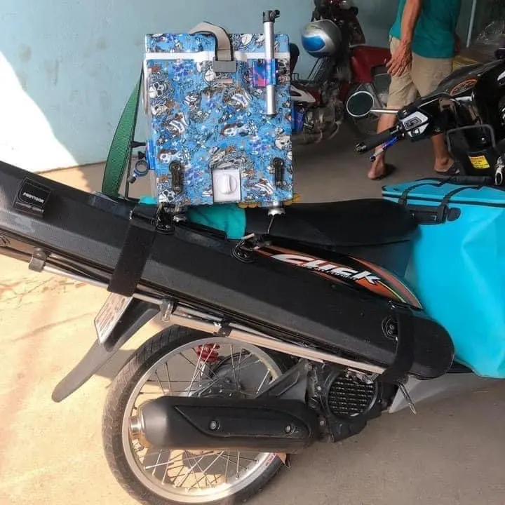Dây đai dán bao cần (1 cặp) Phụ Kiện Phụ Tùng - Bảo vệ an toàn cho người sử dụng khi di chuyển bằng xe máy