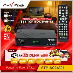 Set Top Box Advance STP-A02 STB Digital DVB Full HD Receiver TV Digitals Set Top Box DVB T2