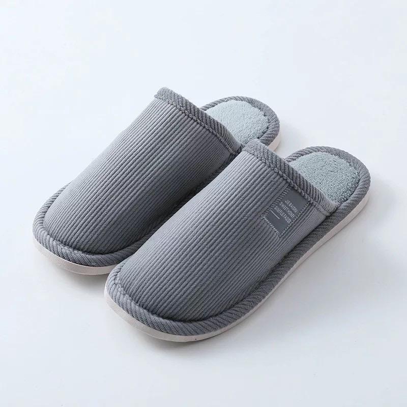 Product Introduction of รองเท้าใส่ในบ้าน รองเท้า สลิปเปอร์  พื้นยาง กันลื่น slipper สีพื้น (JIE) 2
