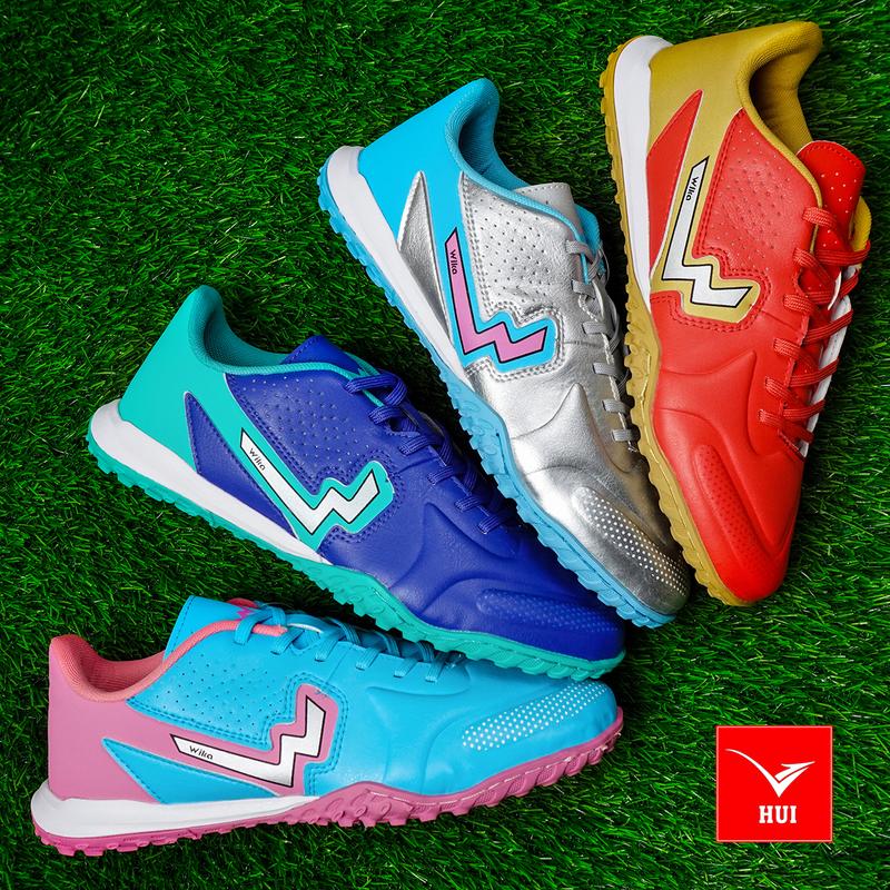 Giày bóng đá Wika Fancy Tặng [ Bình xịt khử mùi + Tất dệt kim] Sneaker Sport