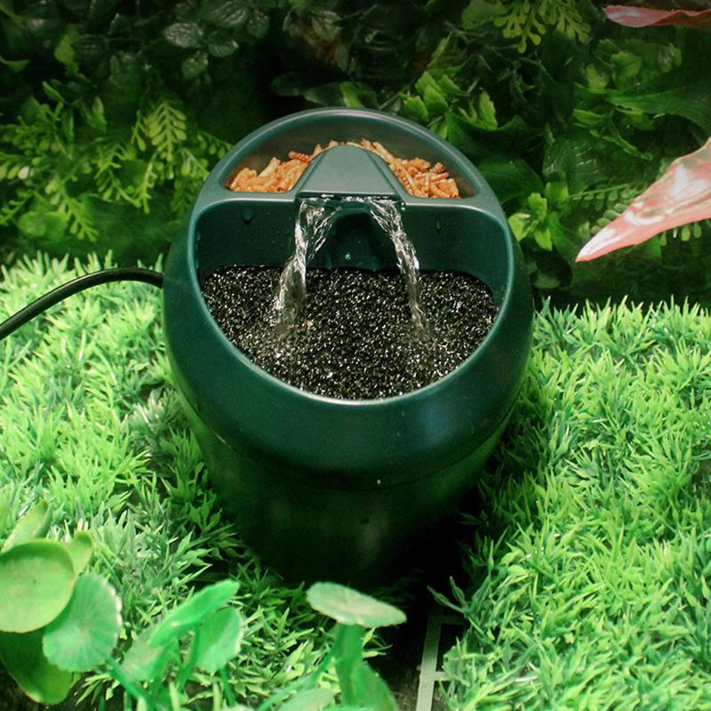 Product Introduction of Reptile Drinking Fountain Water Dripper Water feeder Suitable for Snake Gecko Lizard-Chameleon Bearded Dragon Water Dish Bowl 13